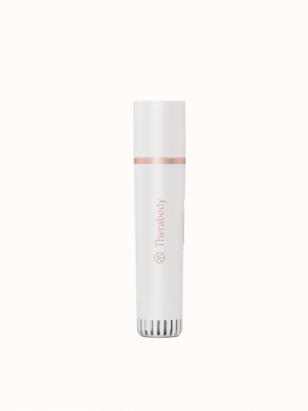 Therabody White Facial Tool with Rose Gold Trim - Women Skincare